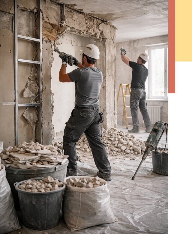 Демонтажные работы в Челябинске от 2784 руб. — услуги и цена под ключ | ОТДЕЛОЧНИК-Члб