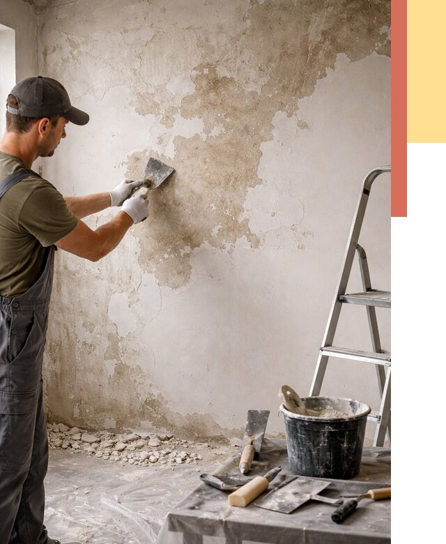 Снятие старой шпаклевки в Челябинске от 1908 руб. — быстро и недорого | ОТДЕЛОЧНИК-Члб