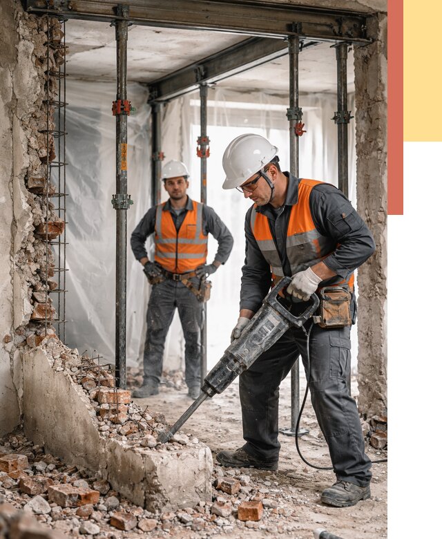 Снос несущих стен в Челябинске от 10570 руб. — демонтаж несущей стены под ключ | ОТДЕЛОЧНИК-Члб