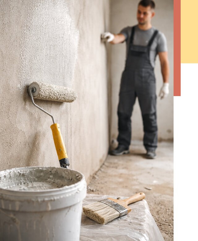 Нанесение бетоноконтакта на стены в Челябинске от 4331 руб. быстро и недорого | ОТДЕЛОЧНИК-Члб