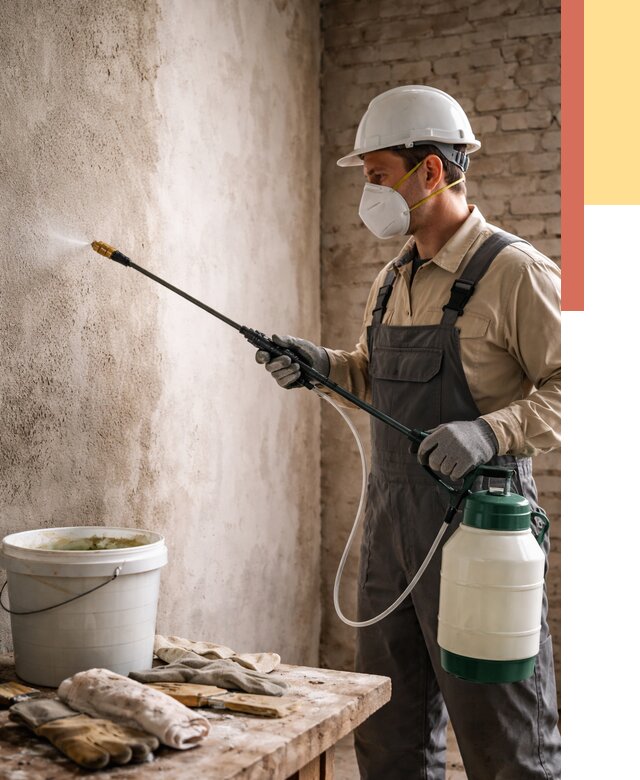 Антисептическая обработка стен в Челябинске от 1237 руб. — быстро и недорого | ОТДЕЛОЧНИК-Члб