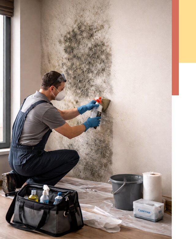 Удаление плесени со стен в Челябинске от 2217 руб. — быстро и недорого | ОТДЕЛОЧНИК-Члб