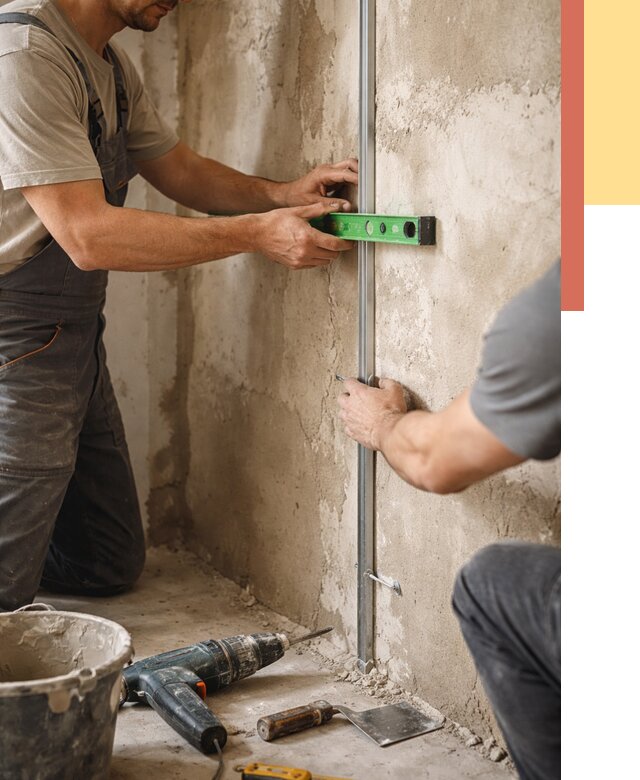 Установка штукатурных маяков в Челябинске от 7218 руб. — быстро и недорого | ОТДЕЛОЧНИК-Члб