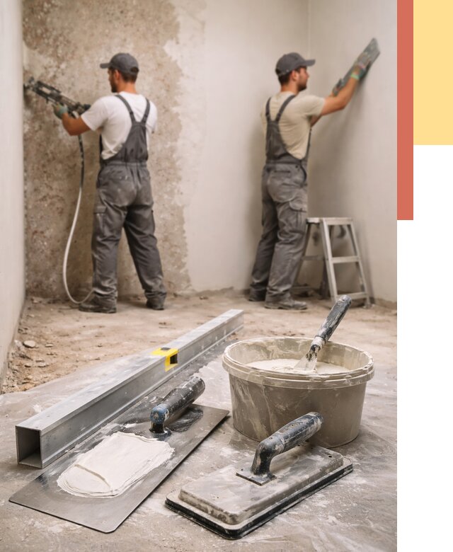 Штукатурка стен под обои в Челябинске от 4640 руб./м2 — выравнивание под обои | ОТДЕЛОЧНИК-Члб