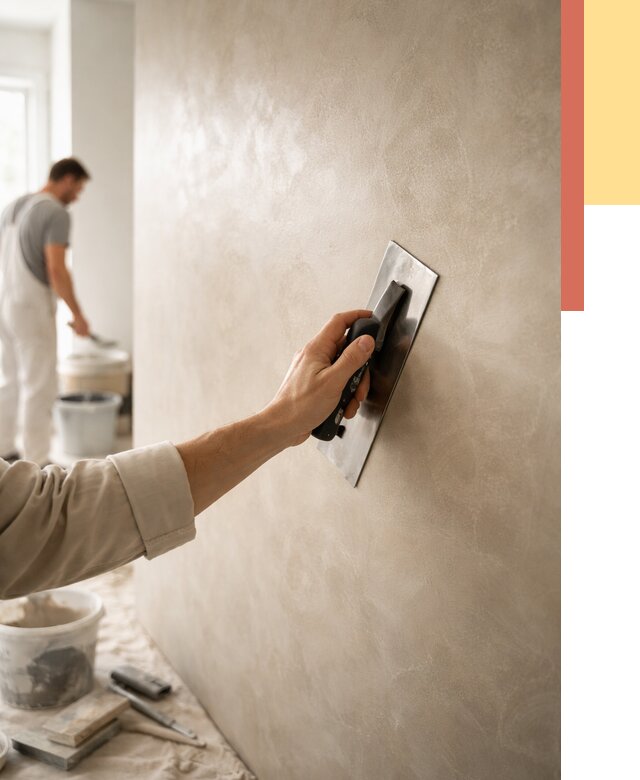 Венецианская штукатурка в Челябинске от 3609 руб/м² — нанесение стен под ключ | ОТДЕЛОЧНИК-Члб