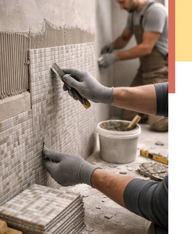 Облицовка стен мозаикой в Челябинске от 3300 руб/м2 — укладка мозаики на стены | ОТДЕЛОЧНИК-Члб