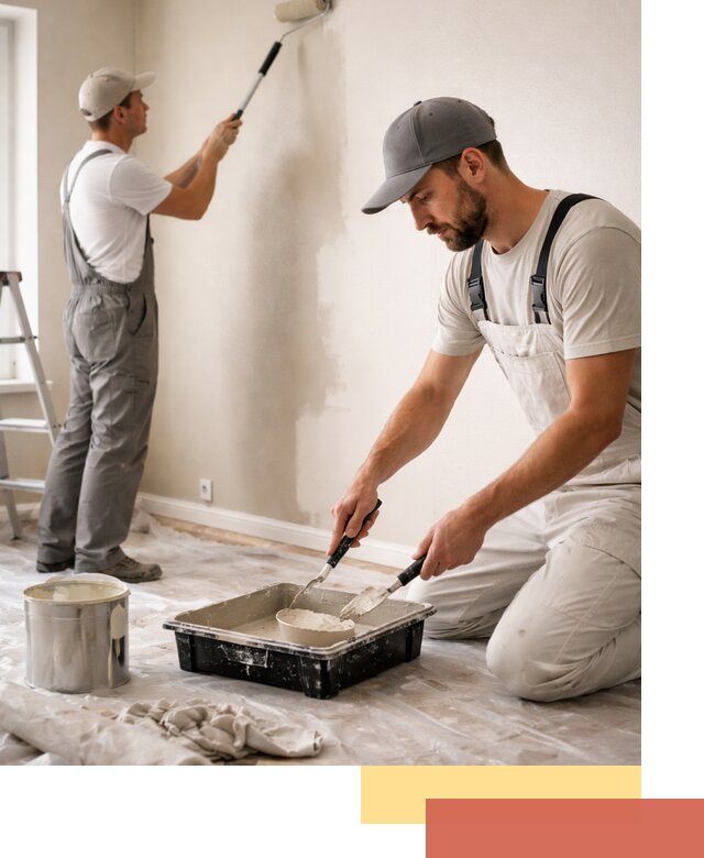 Покраска стен в квартире в Челябинске — профессионально и аккуратно