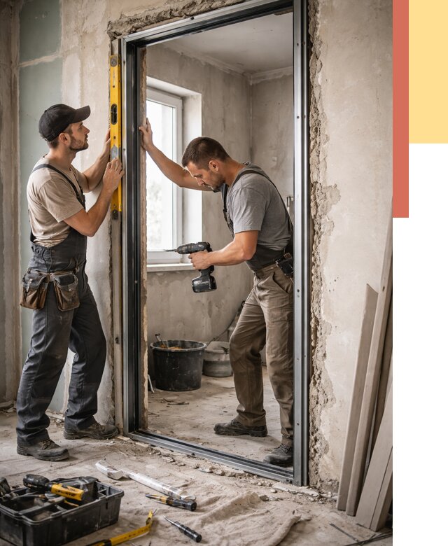 Закладка дверного проема в Челябинске от 3609 руб. — быстро и недорого | ОТДЕЛОЧНИК-Члб