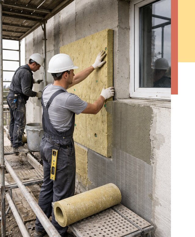 Утепление стен в Челябинске от 4434 руб. под ключ — быстро и недорого | ОТДЕЛОЧНИК-Члб