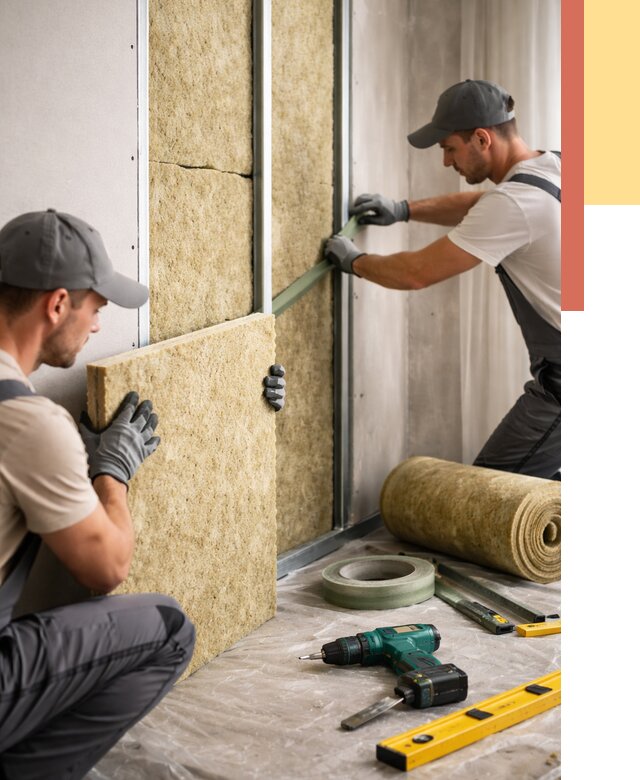 Шумоизоляция стен в Челябинске под ключ от 1908 руб. | ОТДЕЛОЧНИК-Члб