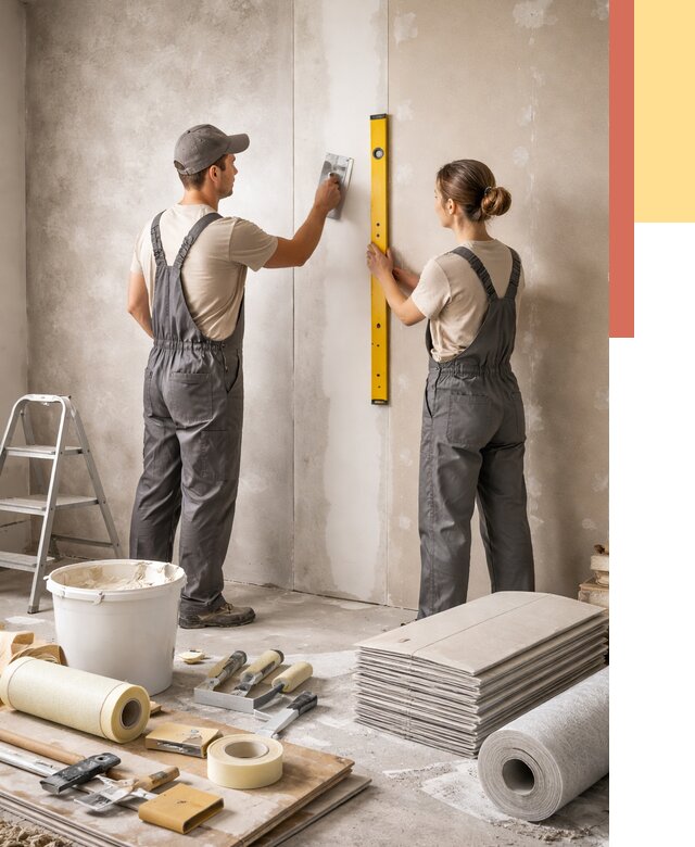 Отделка стен в Челябинске от 1547 руб/м² — недорого, быстро, под ключ | ОТДЕЛОЧНИК-Члб