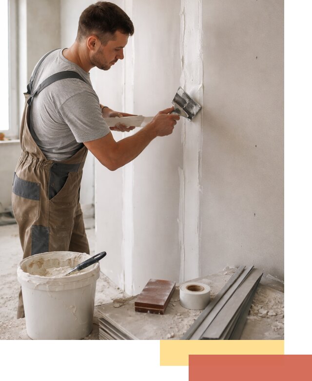 Шпаклевка перегородок из гипсокартона в Челябинске качественно и быстро