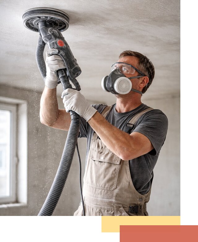 Шлифовка потолка в Челябинске — качественная подготовка под отделку