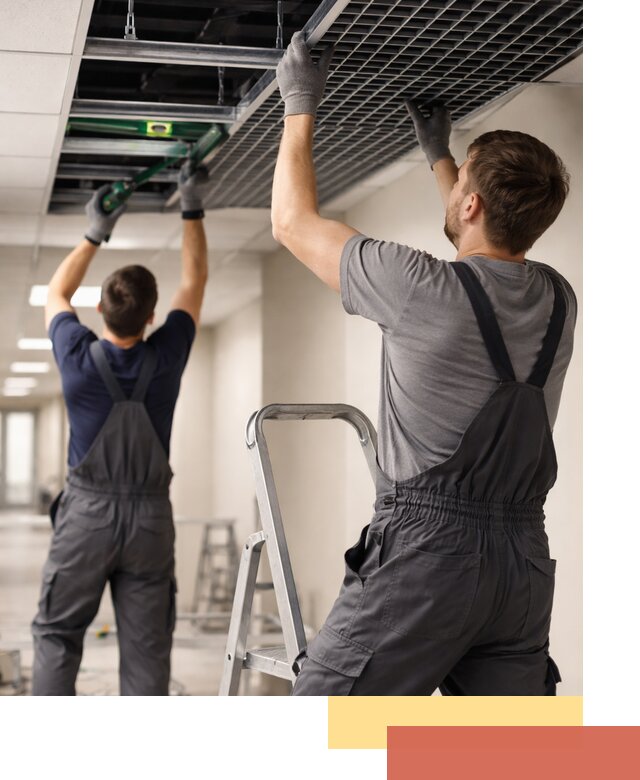 Монтаж потолка Грильято в Челябинске: установка под ключ качественно