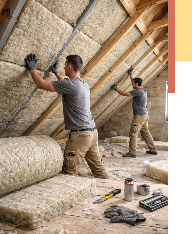 Утепление потолка минватой в Челябинске от 1495 руб. — быстро и недорого | ОТДЕЛОЧНИК-Члб